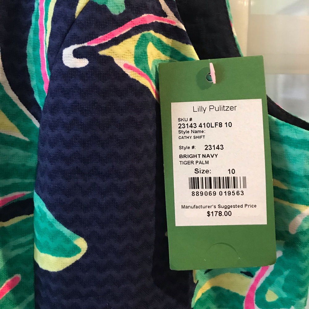 NWT Lilly Pulitzer Tiger Palm Cathy Shift Size 10 - Picture 5 of 5